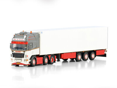 WSI WSI Scania R5 Topline 6x2 met 3-as koeloplegger DE KRAKER