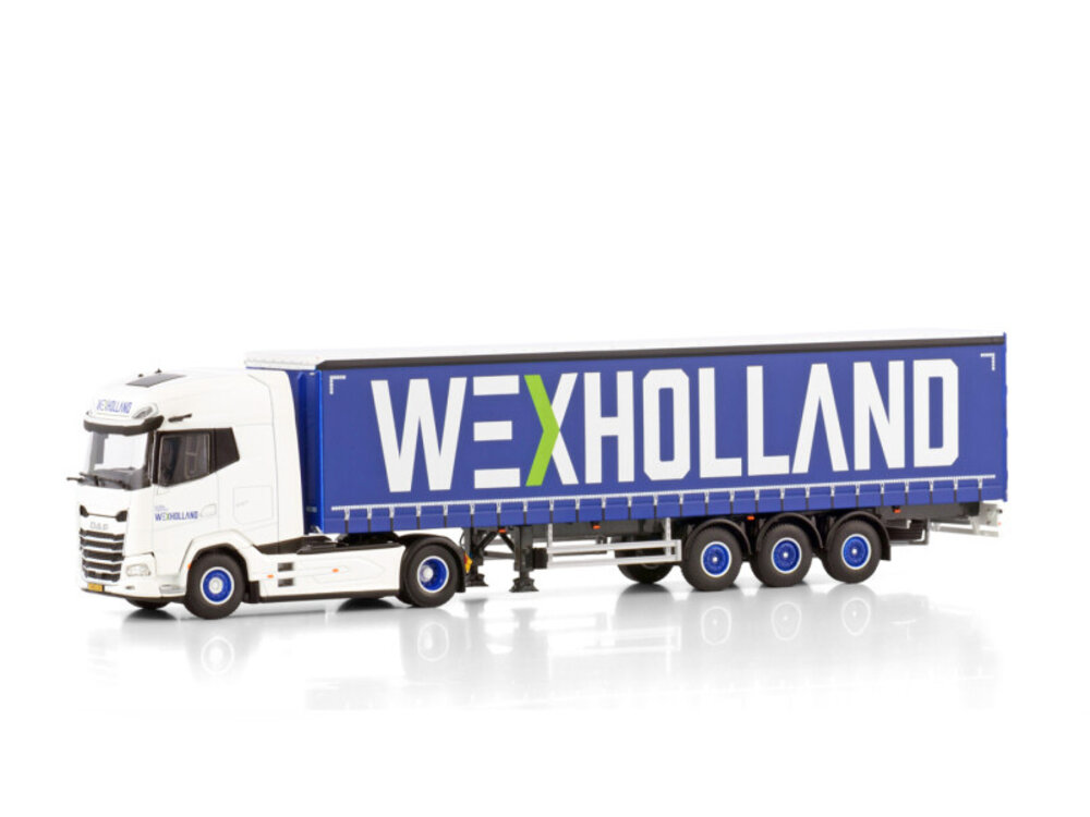 WSI WSI DAF XG+ 4x2 with 3-axle curtainside trailer WEX HOLLAND