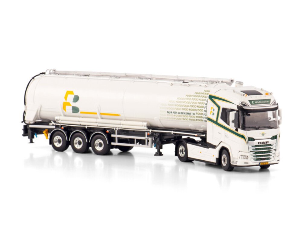 WSI WSI DAF XG+ 4x2 + 3 axle bulk container trailer HB BULKTRANSPORT