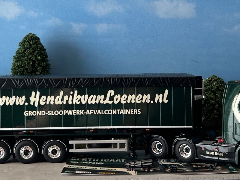 WSI WSI Scania R Highline 6x2 + 3-axle volume tipper trailer HENDRIK VAN LOENEN