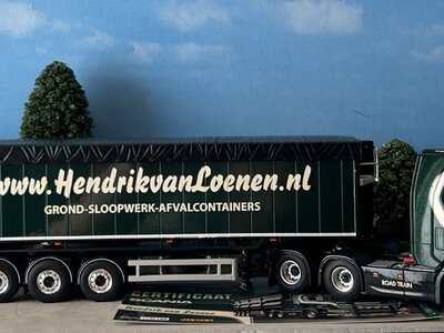 WSI WSI Scania R Highline 6x2 + 3-axle volume tipper trailer HENDRIK VAN LOENEN