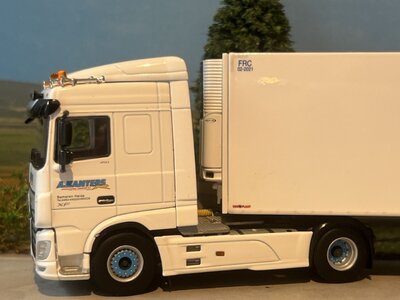 WSI WSI DAF XF Space Cab 4x2 with 3-axle reefer trailer A. KANTERS