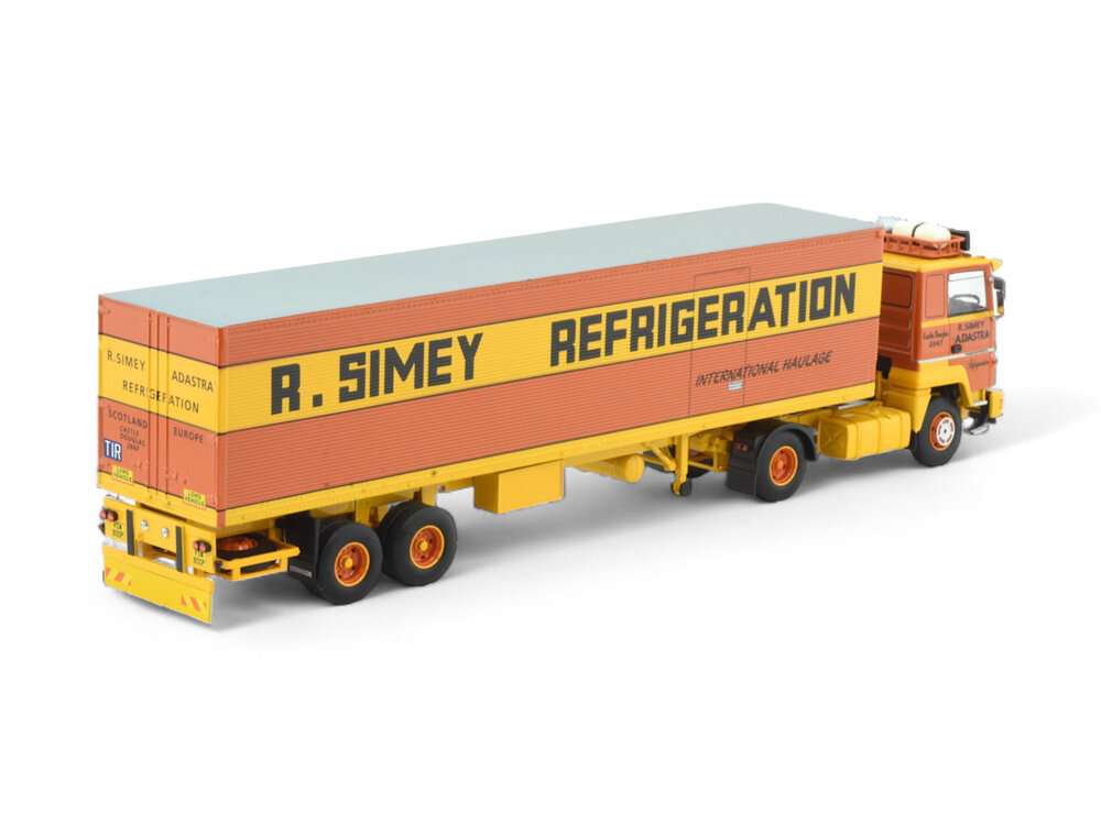 Tekno Tekno Ford Transcontinental 4x2 with classic reefer trailer ROLAND SIMEY