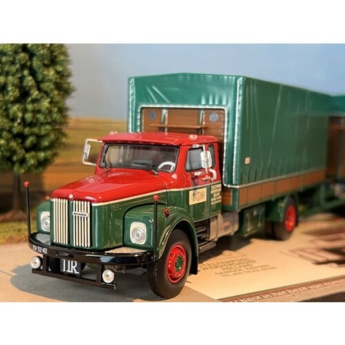 Tekno Scania 110 vabis super rigid truck with 2-axle trailer DSW