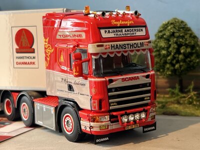 WSI WSI Scania 4-serie Topline 6x2 met 3-as koeloplegger P. BJARNE ANDERSEN