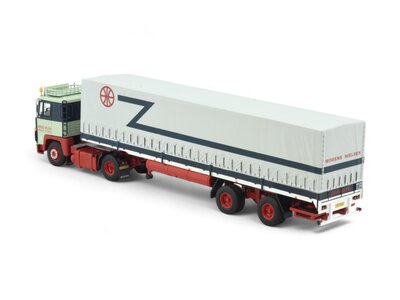 Tekno Tekno Scania 140 4x2 with classic covered trailer MOGENS NIELSEN