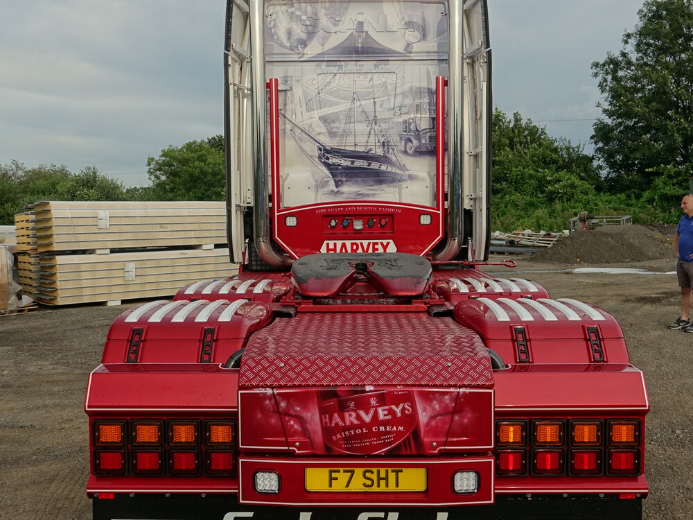 Tekno Tekno Scania Next Gen S-Highline with 3-axle curtainside trailer STUART HARVEY TRANSPORT