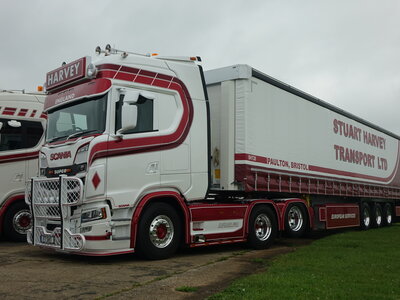 Tekno Tekno Scania Next Gen S-Highline with 3-axle curtainside trailer STUART HARVEY TRANSPORT
