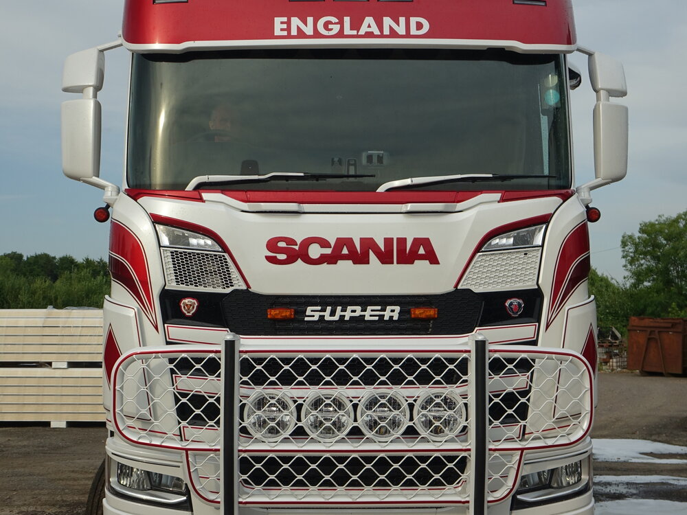 Tekno Tekno Scania Next Gen S-Highline with 3-axle curtainside trailer STUART HARVEY TRANSPORT