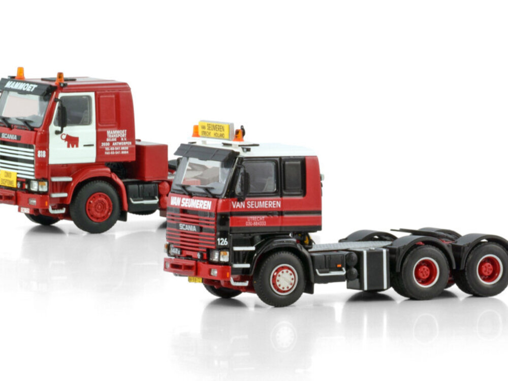 WSI Mammoet Scania Highline 8x4 Low Loader 1:50 Scale