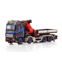 WSI Volvo FH Globetrotter 8x4 with palfinger pk 1350 tec + jib demountable body PREMIUM LINE