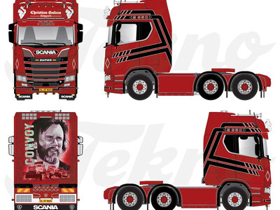 Tekno Tekno Scania Next Gen S650-V8 Highline 6x2 CHRISTIAN SOLEEN "CONVOY"