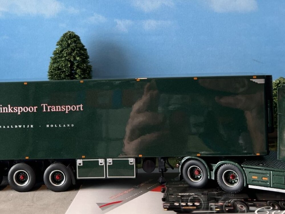 Tekno Tekno Scania 164-480 Topline 6x2 with 3-axle reefer trailer ARNO KLINKSPOOR