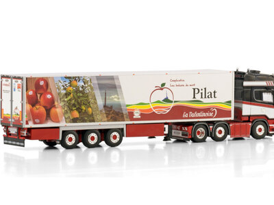 WSI WSI Scania Streamline Topline 6x2 with 3-assige reefertrailer LA VALENTINOISE