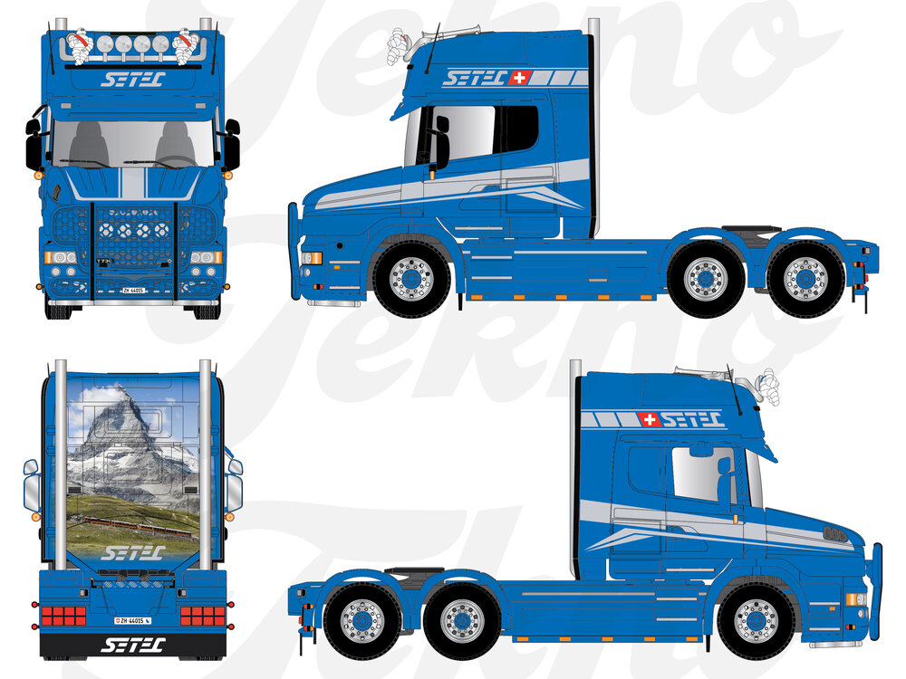 Tekno Tekno Scania Torpedo Topline 4x2 SETEC