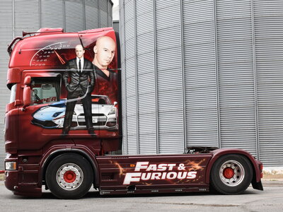 Tekno Tekno Scania R-serie Topline 4x2 BEAU-FAST & FURIOUS