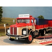 Tekno Scania L76 Vabis rigid truck with trailer P. BJARNE ANDERSEN