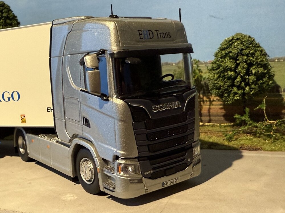 Tekno Tekno Scania S-serie Next Gen 4x2 Highline met koeltrailer EHD TRANS