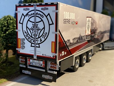 WSI WSI  Scania S Highline 4x2  with reefer trailer 3-axle AUBERT & FILS