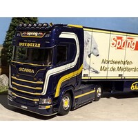 Tekno Scania Next Gen Highline 770S 4x2 met koeltrailer SPRING