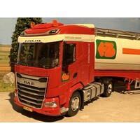Tekno DAF XG+ with new LAG bulk trailer ZIJDERLAAN