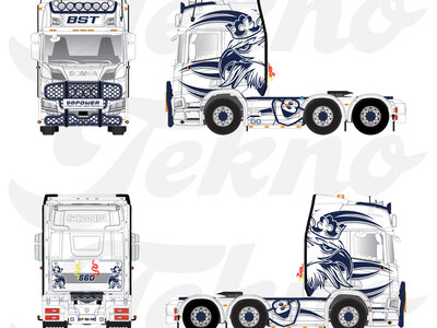 Tekno Tekno Scania Next Gen R Highline 6x2 BST