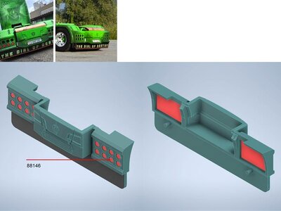 Tekno Tekno Scania Next Gen 660S Highline with 3-axle reefer trailer MULLER "INDIANA JONES"