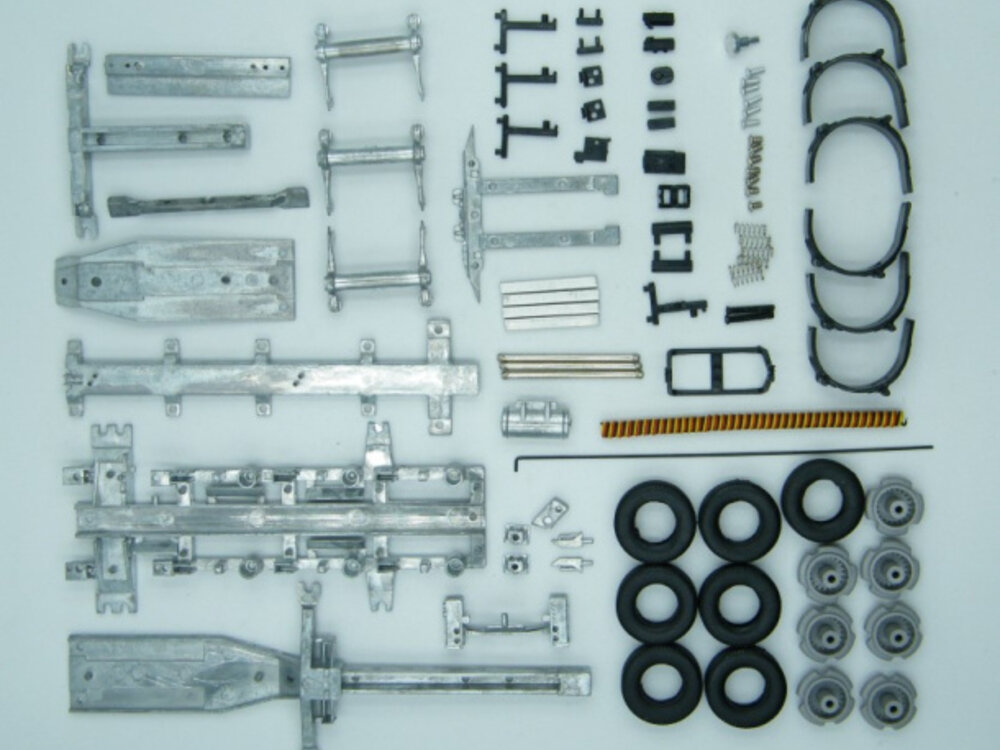 Tekno Tekno 3-axle Flexitrailer container chassis Kit