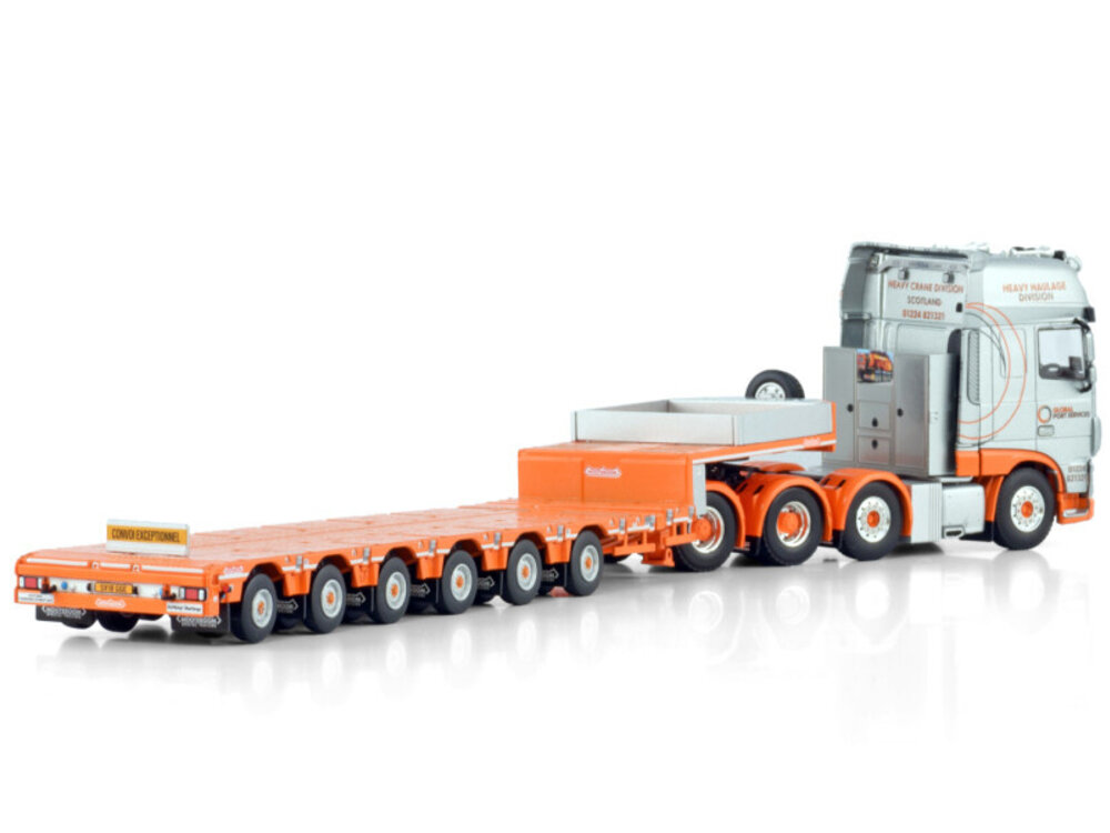 WSI WSI DAF XF Super Space Cab MY2017 8x4  with 6-axle Nooteboom manoovr GLOBAL CRANE SERVICES