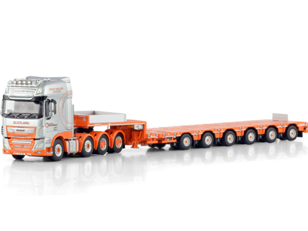 WSI DAF XF Super Space Cab MY2017 8x4 with 6-axle Nooteboom WSI DAF XF Super Space Cab MY2017 8x4 with 6-axle Nooteboom