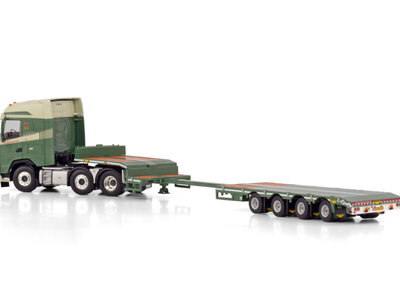 WSI WSI DAF XG 6x2 twin steer + 4-assige semi diep lader LOCK TRANSPORT