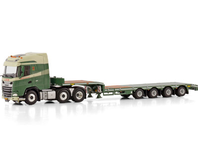 WSI WSI DAF XG 6x2 twin steer + 4-assige semi diep lader LOCK TRANSPORT