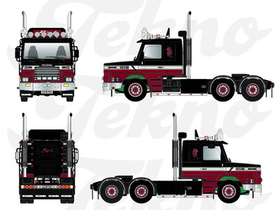 Tekno Tekno Scania 142 Torpedo 6x2 BIRKEBEKK