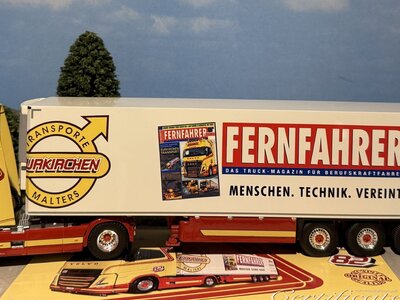 Tekno Tekno Volvo FH05 Globetrotter XL with 3-axle reefer trailer ZURKIRCHEN FERNFAHRER