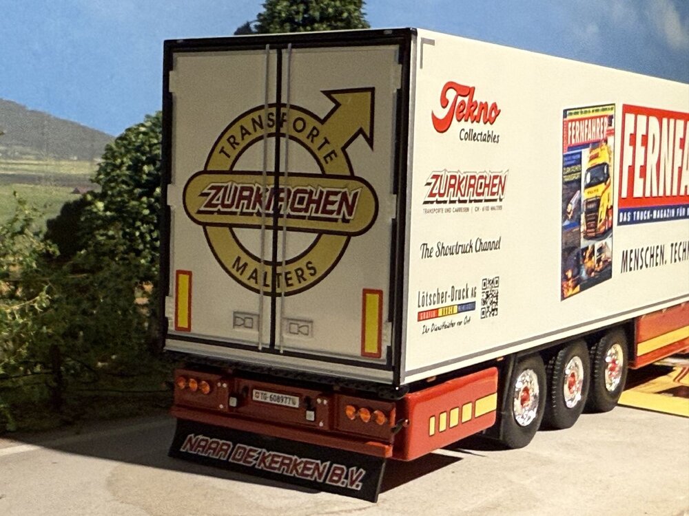 Tekno Tekno Volvo FH05 Globetrotter XL with 3-axle reefer trailer ZURKIRCHEN FERNFAHRER