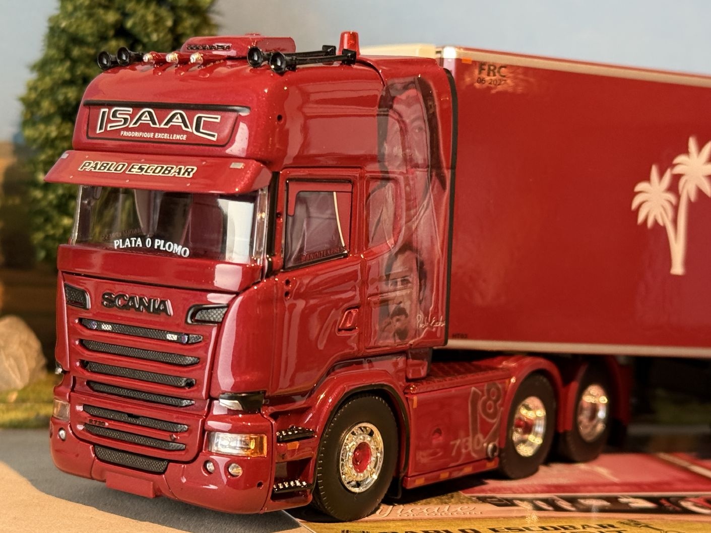 B71 1:50 8 Tekno Scania 124L 400 Camión Remolque Contenedor Muy Nuevo En Caja EUR 119,95 - ES