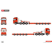 WSI Volvo FH5 Globetrotter 8x4 with 5-axle manoovr PEINEMANN