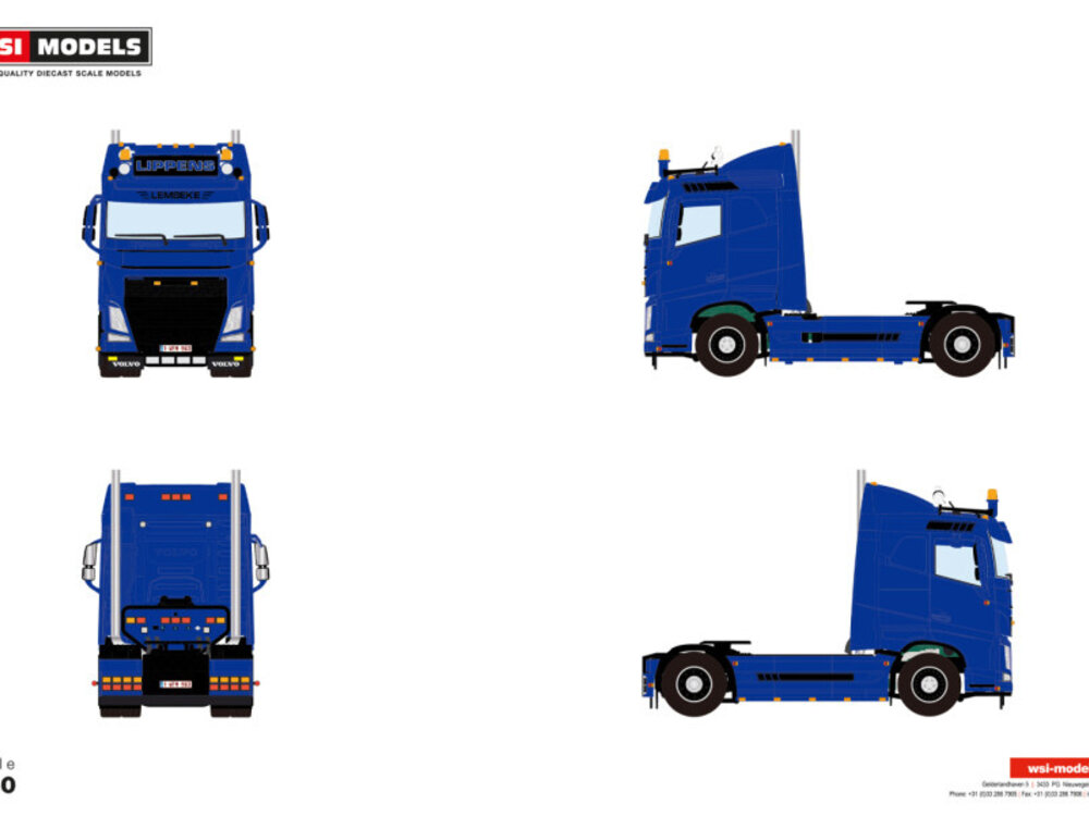 WSI WSI Volvo FH4 Sleeper Cab 4x2 LIPPENS