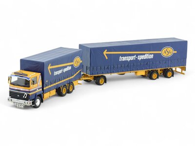 Tekno Ford Transcontinental motorwagen met aanhanger ASG