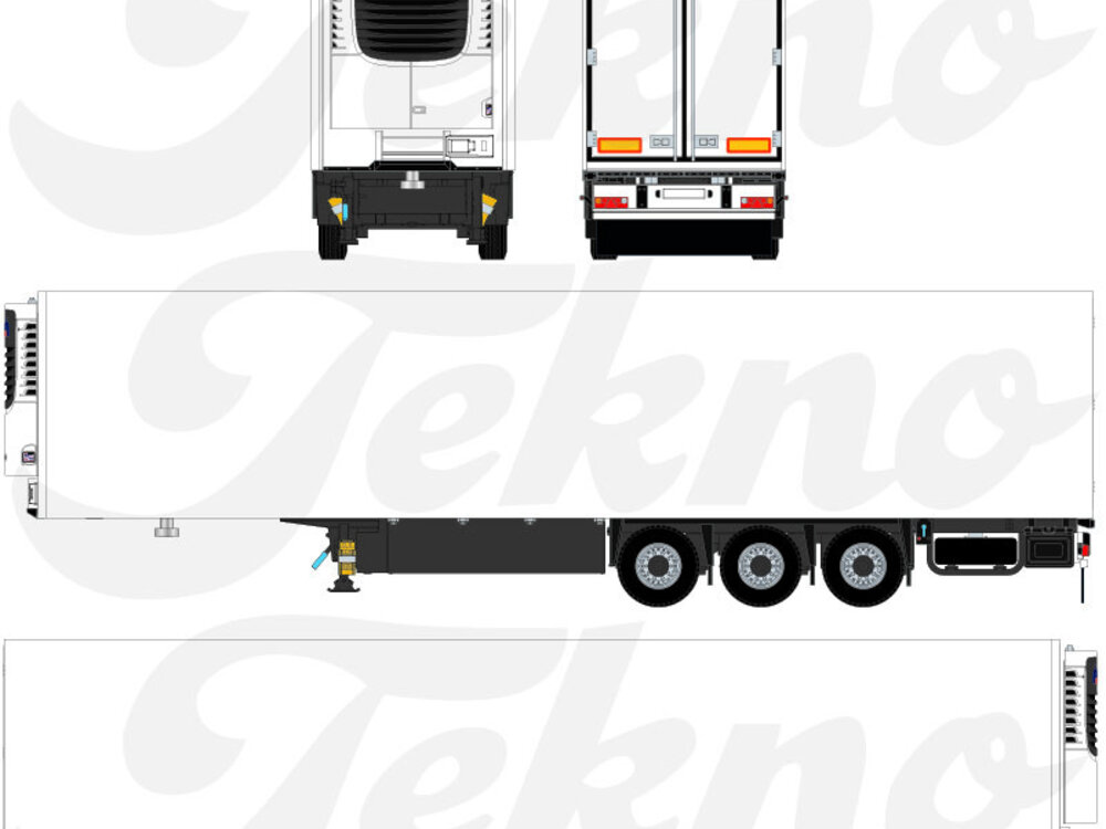 Tekno Tekno Basis 3-as Schmitz koeloplegger T.B.