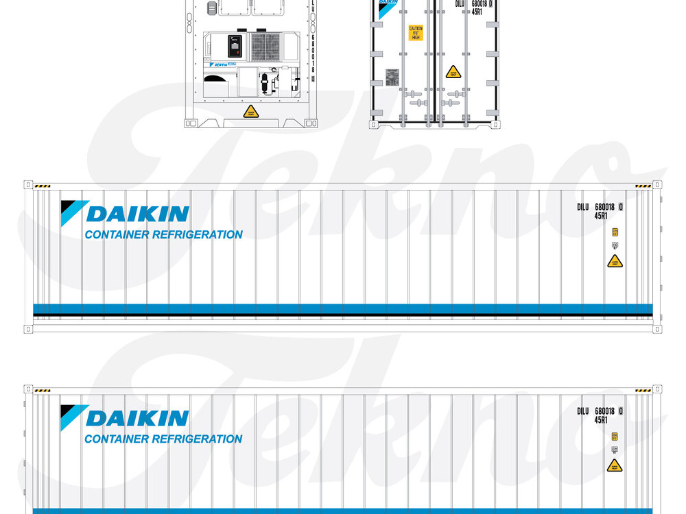 Tekno Tekno single 40ft. reefer container DAIKIN
