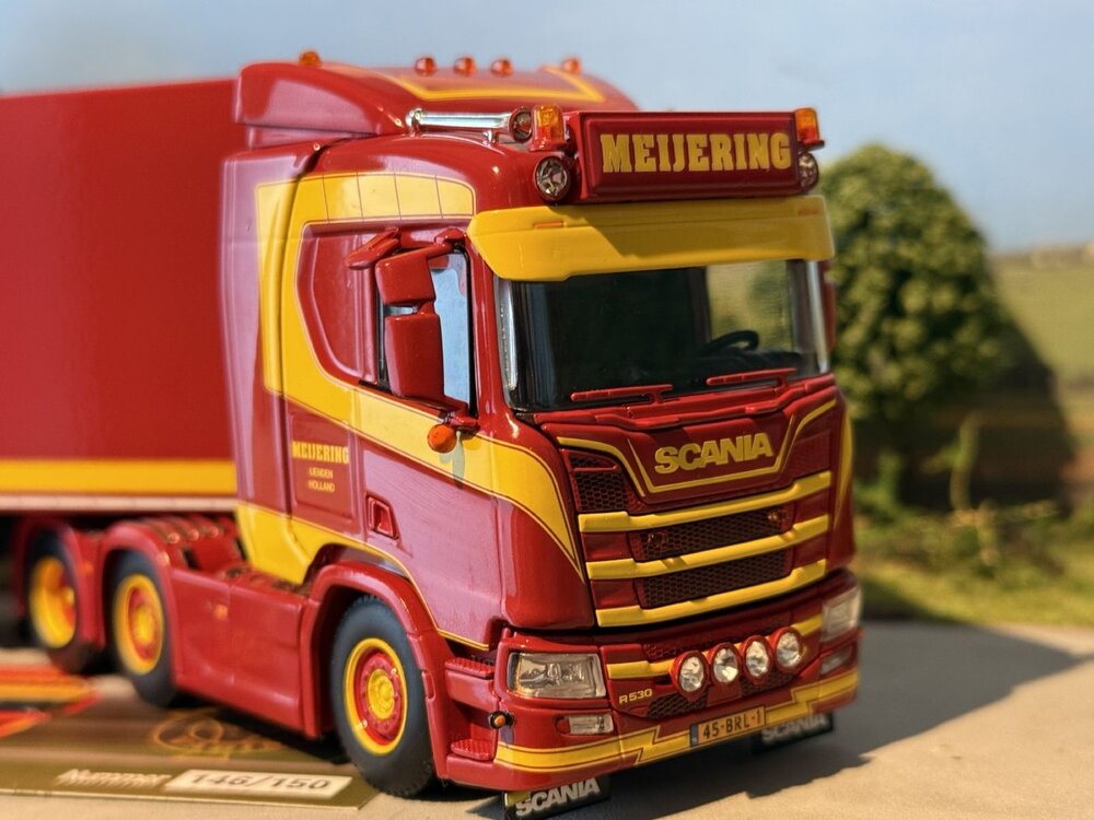 WSI WSI Scania R Normal 6x2 with 3-axle reefer trailer MEIJERING TRANSPORT
