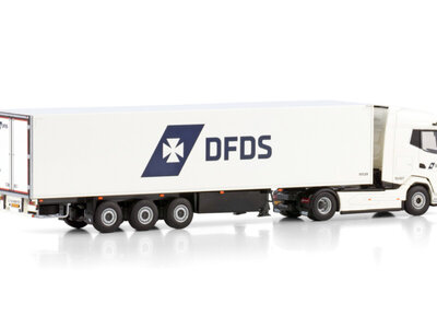 WSI WSI DAF XG 4x2 met 3-assige koeloplegger DFDS
