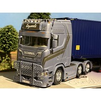 Tekno Scania Next Gen  S730 Highline + 45ft. container LEYSEELE