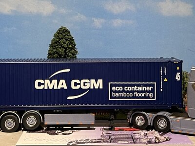 Tekno Scania Next Gen  S730 Highline + 45ft. container LEYSEELE