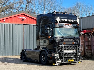 Tekno Tekno Scania R-streamline 4x2 Weeda "Shaun the black sheep "