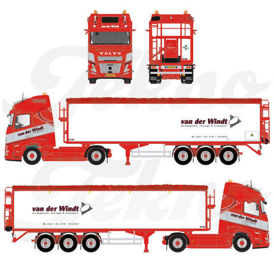 7） TEKNO No.69509 VOLVO FH ver.4 Globetrotter XL 6x2