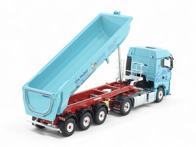 Tekno Tekno MAN TGX GM with 3-axle tipper trailer URS HUBER