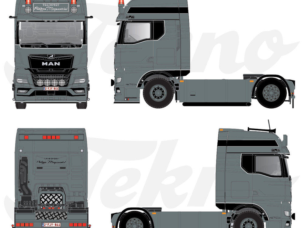 Tekno Tekno MAN TGX GX 4x2 MUIJSWINKEL PHILIPPE