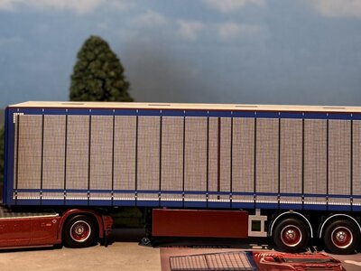 WSI WSI Scania S Highline 4x2 with 3-axle box trailer TIJS DE KONING